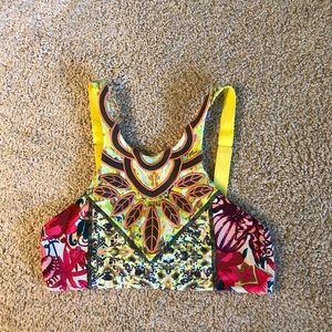Gorgeous high neck Maaji swim top